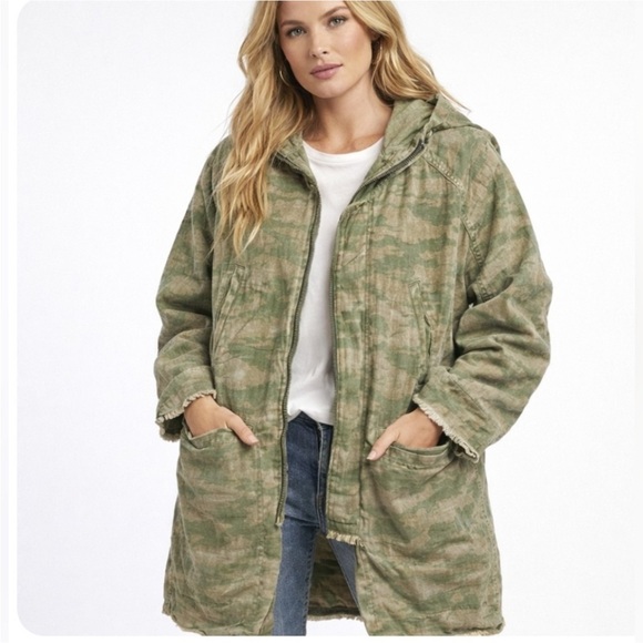Tribe Kelly Camo Fray Jacket - Picture 3 of 10